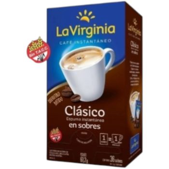 Cafe La Virginia Instantaneo Clasico x 36 unidades