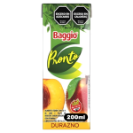 Jugo Baggio sabor Durazno x 200 mililitros