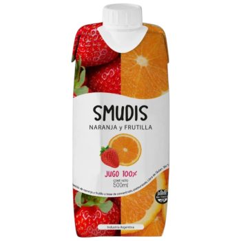 Jugo Smudis Naranja/Frutilla x 500 mililitros