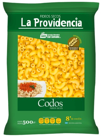 Fideos Providencia Codos x 500 gramos