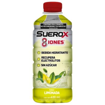 Suerox Limonada x 630 centímetros cúbicos