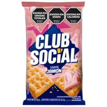 Pack de 6 Club Social Jamon x 24 gramos