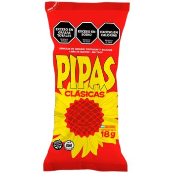 Caja de Pipas Clasicas x 30 unidades