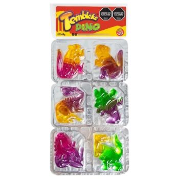 Tira de Gelatina Tembleke Dino x 6 unidades
