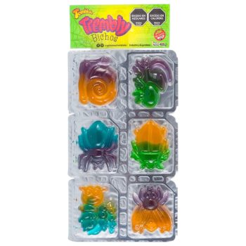 Tira de Gelatina Tembleke Bichos x 6 unidades