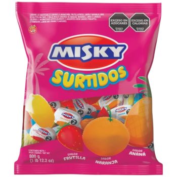 Masticables Misky x 242 unidades x 800 gramos
