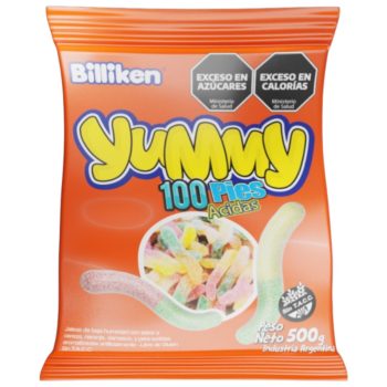 Gomas Yummy 100 Pies x 500 gramos
