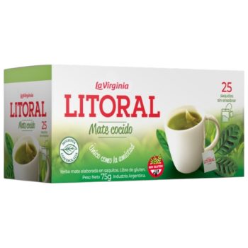 Yerba Mate Litoral x 25 unidades