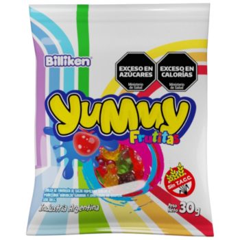 Caja de Gomas Yummy Frutitas x 12 unidades