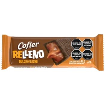 Cofler Relleno Dulce de Leche x 46 gramos