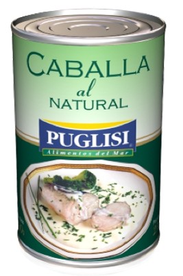 Caballa al Natural Puglisi x 380 gramos
