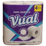 Papel Higenico Vual Doble Hoja x 4 unidades