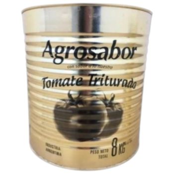 Tomate Triturado Agrosabor x 8 kilogramos