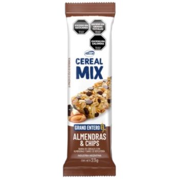 Barra de Cereal Mix Arcor Chocolate y Almendras x 23 gramos