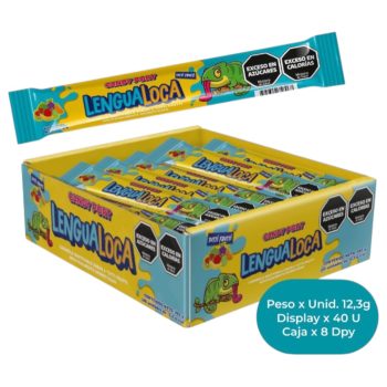 Caramelo Lengua Loca Tutti Candy x 40 unidades
