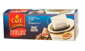 Cafe Velez Saquito x 25 unidades