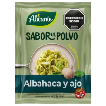 Alicante Caldo Albahaca Ajo x 75 gramos