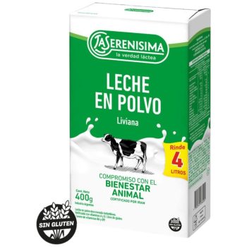 Leche Polvo Serenisima Descremada x 400 gramos