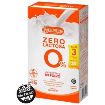 Leche Polvo Serenisima Zero Lactosa x 400 gramos