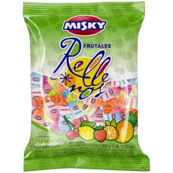Caramelos Frutal Relleno Misky x 135 unidades