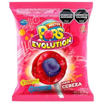 Chupetin Pops Evolut Cherry x 24 unidades