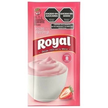 Postre Royal Frutilla x 75 gramos