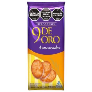9 de Oro Azucarados x 210 gramos