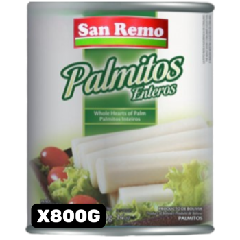 Palmitos San Remo Entero x 800 gramos