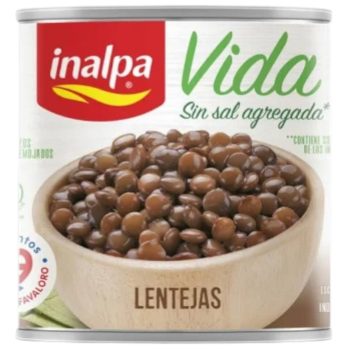 Lentejas sin sal Vida Inalpa x 300 gramos