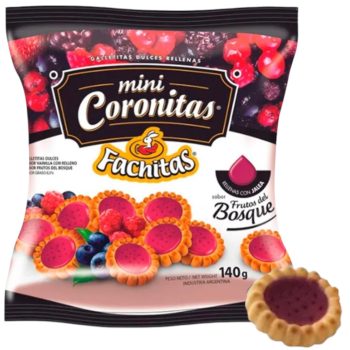 Minicoronitas Frutos del Bosque x 140 gramos