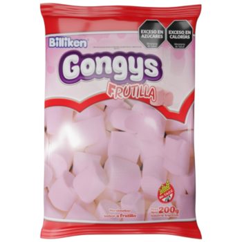 Malvaviscos Gongys Frutilla x 200 gramos