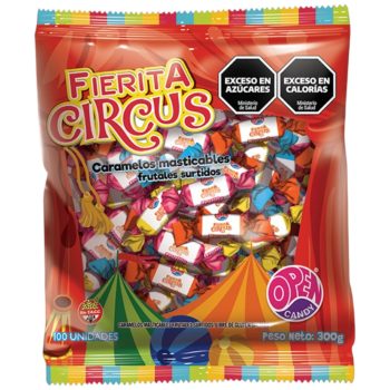 Masticables Open Circus x 100 unidades