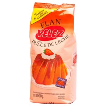 Flan Velez Dulce de Leche x 1 kilogramo