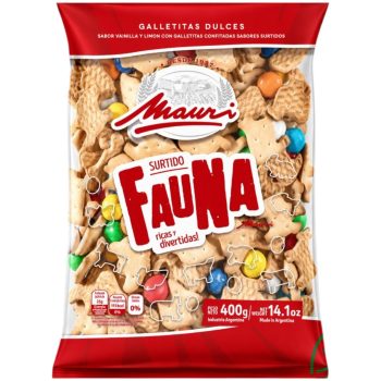 Galletitas Fauna x 400 gramos