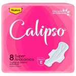 Toallas Femeninas Calipso Rosas x 8 unidades