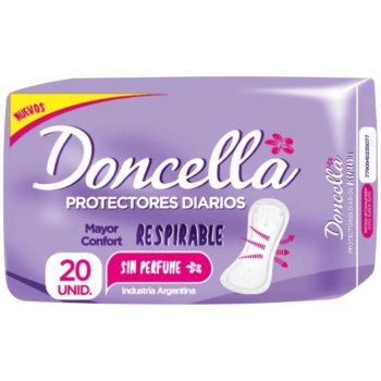 Protectores Doncella sin Perfume Lila x 20 unidades