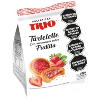 Trio Tartelette Frutilla x 350 gramos
