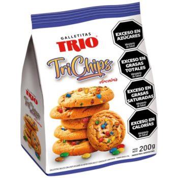 Trio Tri Chips Arco Iris x 200 gramos