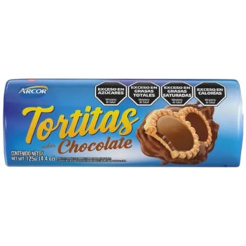 Tortitas Chocolate Arcor x 125 gramos