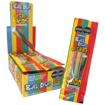 Bull Dog Regaliz Tutti Frutti Caja x 18 gramos