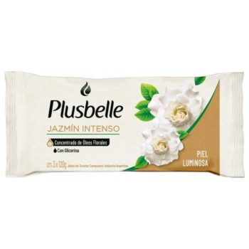 Pack por tres Jabon de Tocador Plusbelle Jazmin x 120 gramos
