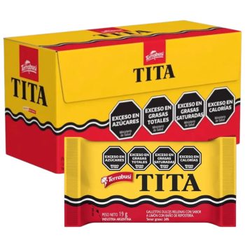 Caja de Titas x 36 unidades x 19 gramos cada una