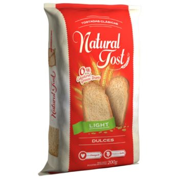 Tostadas Naturaltost Dulces x 200 gramos