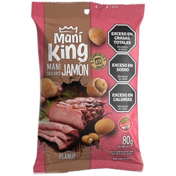 Mani King Saborizado Jamon x 80 gramos