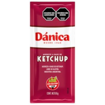 Caja de Ketchup Danica Miniporcion x 8 gramos