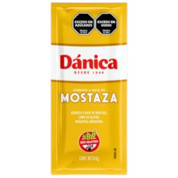 Caja de Mostaza Danica Miniporcion x 8 gramos