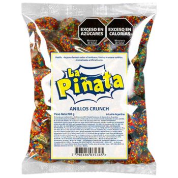 Gomas Piñata Anillos Crunch x 700 gramos