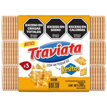 Pack por 3 de Traviata Kesitas Agrupadas x 96 gramos