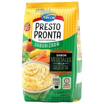 Polenta Presto Pronta Vegetales x 250 gramos