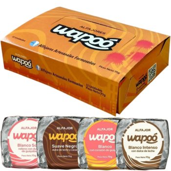 Alfajor Wapoó Tradicional x 12 unidades